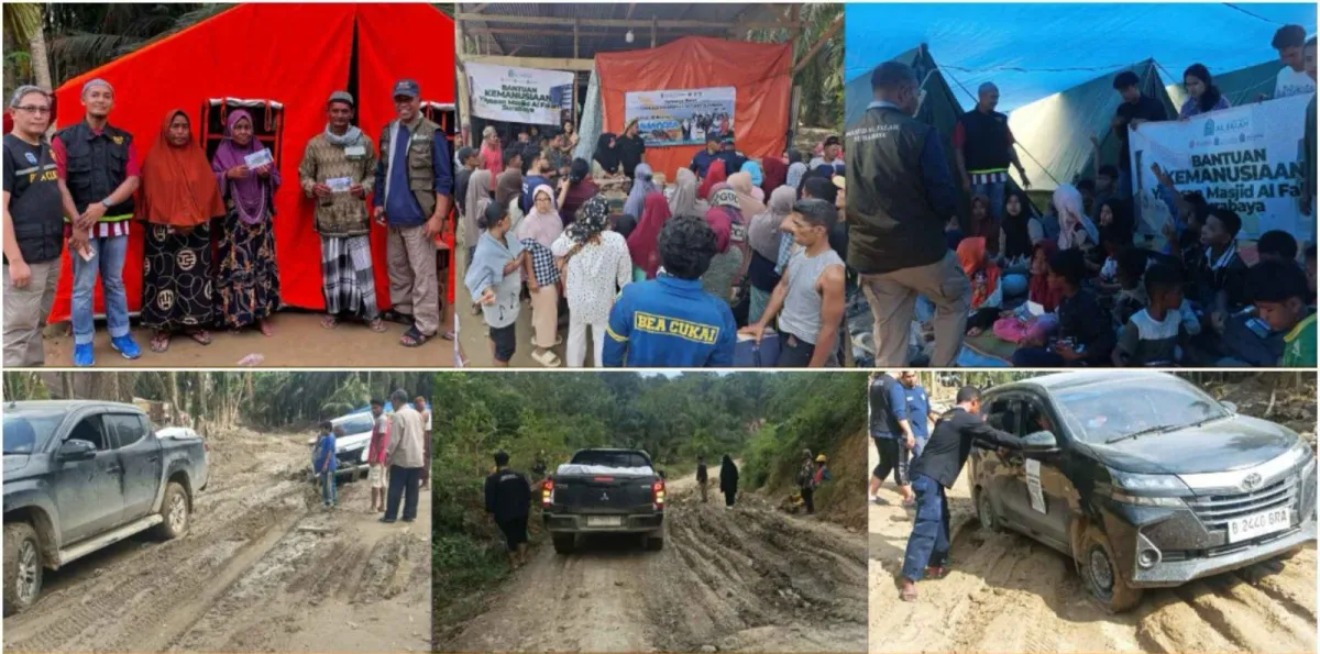 Bea Cukai Langsa dan Relawan Yayasan Masjid Al-Falah Surabaya Salurkan Bantuan ke Wilayah Sulit Akses di Aceh Tamiang
