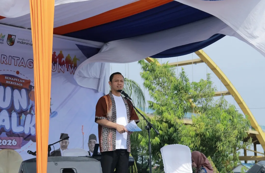 Wali Kota Pekanbaru Lepas Peserta Senapelan Heritage Fun Walk, Kenalkan Wisata Sejarah di Kawasan Senapelan