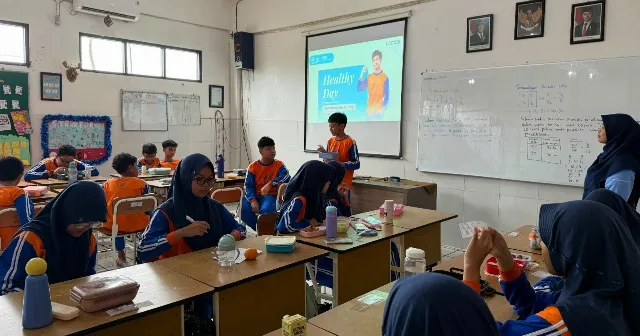 SMP Al Muslim Gelar Healthy Day pada Peringatan Hari Gizi Nasional