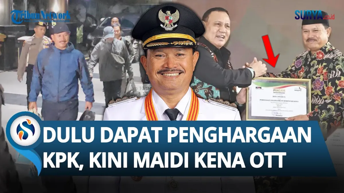 Wali Kota Madiun Maidi Terjaring OTT KPK, Padahal Pernah Raih Penghargaan Integritas