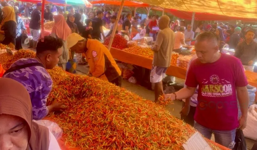 Menjelang Puasa, Harga Sejumlah Bahan Dapur di Pasar Minggu Telaga Mulai Bergerak