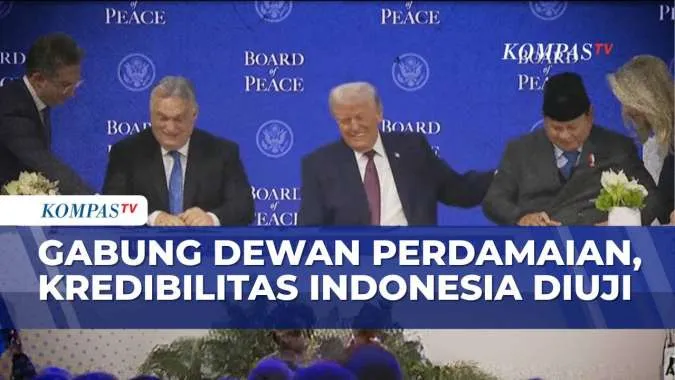 Indonesia Bergabung dalam Board of Peace Bentukan Donald Trump, Muncul Pertanyaan soal Efektivitas dan Konsistensi Sikap