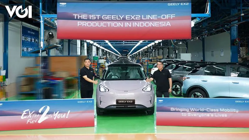 Geely EX2 Resmi Dirakit Lokal, Menjadi Model Ketiga Produksi Indonesia