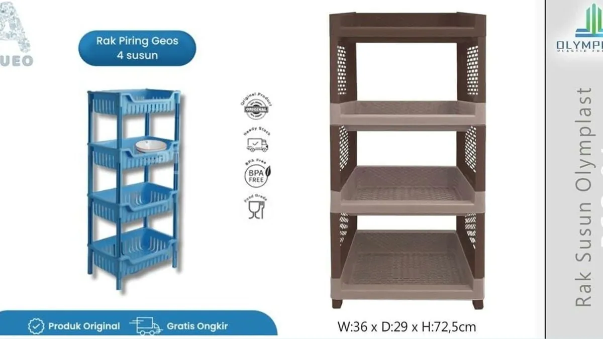Tips Mencari Rak Piring Plastik Termurah 2025 dan Rekomendasi Harga Mulai Rp16 Ribuan