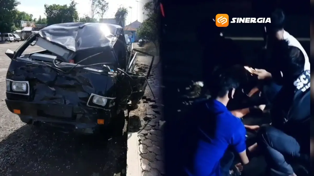 Mobil Pikap Muatan Sayur Tabrak Kerumunan Diduga Penonton Balap Liar di Magetan, Dua Anak Tewas