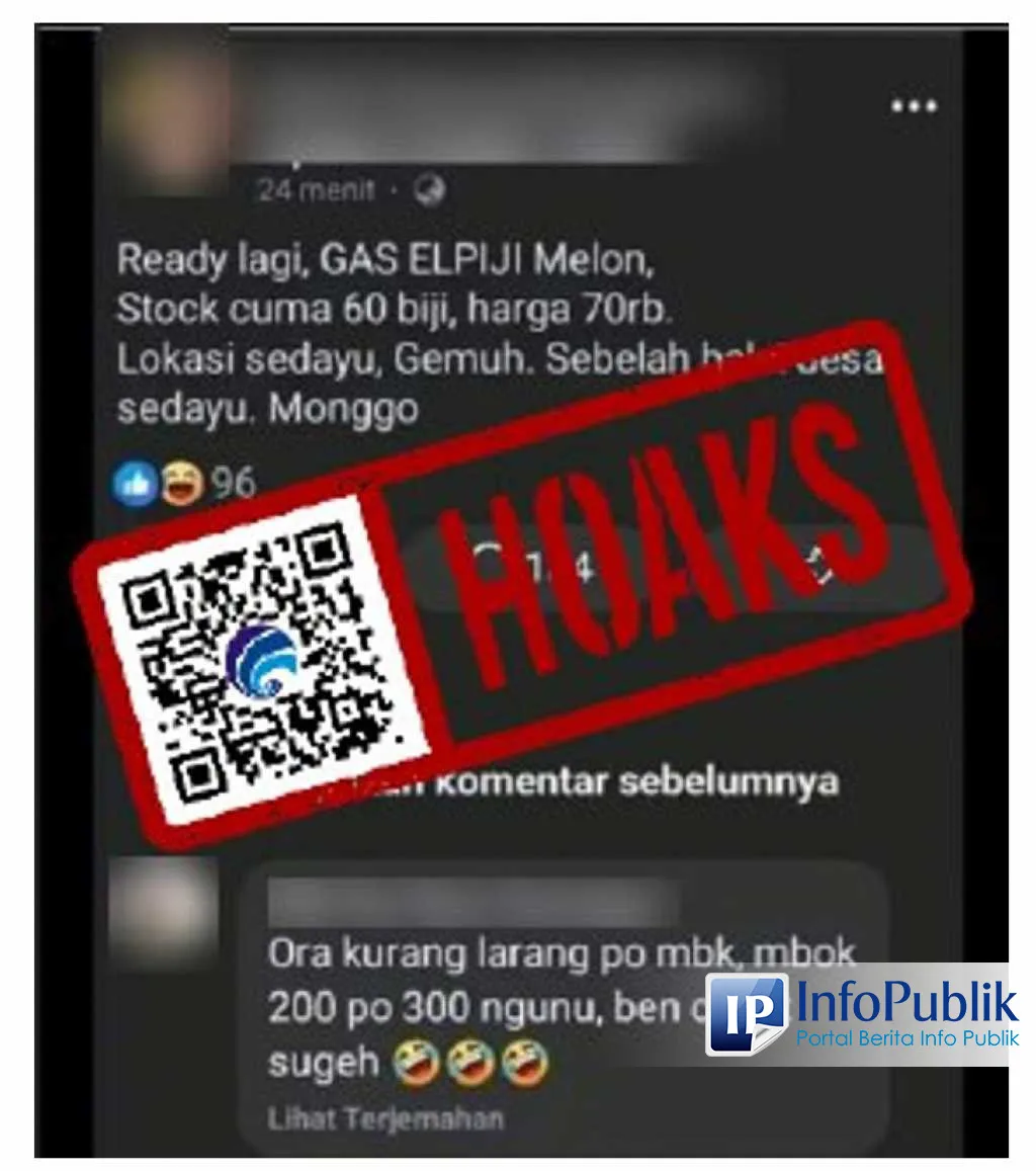 Cek Fakta: Klaim LPG 3 Kg Dijual Rp70 Ribu di Desa Sedayu Kendal Tidak Terbukti