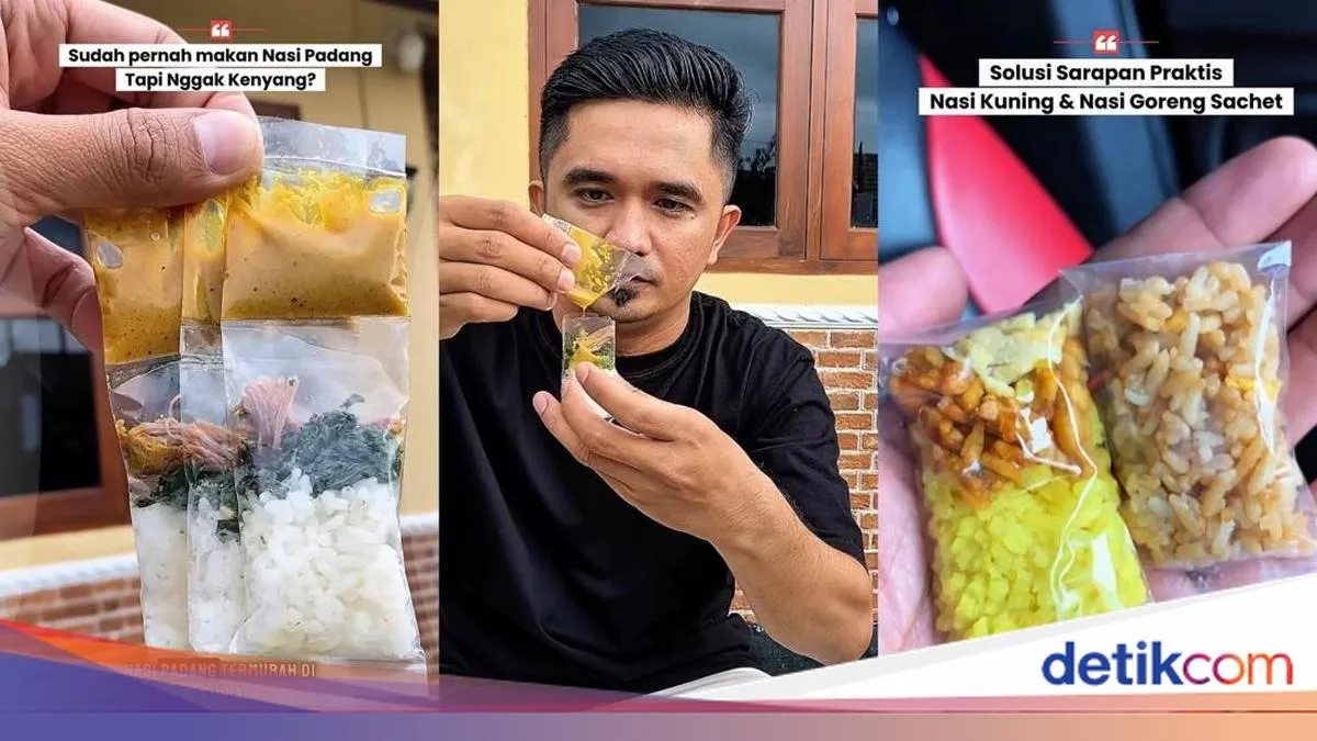 Tren Nasi Sachet Minimalis Viral, Begini Awal Mula Ide yang Melatarbelakanginya