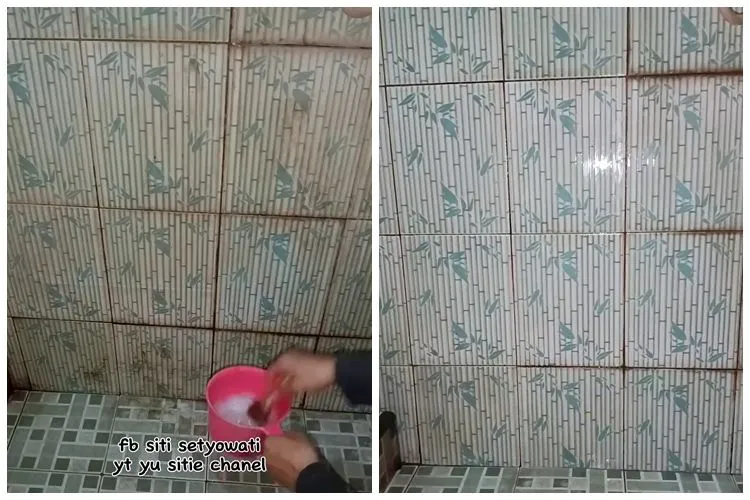 Membersihkan Kerak Keramik Kamar Mandi dengan Sabun Cuci Piring, Garam, dan Sitrun