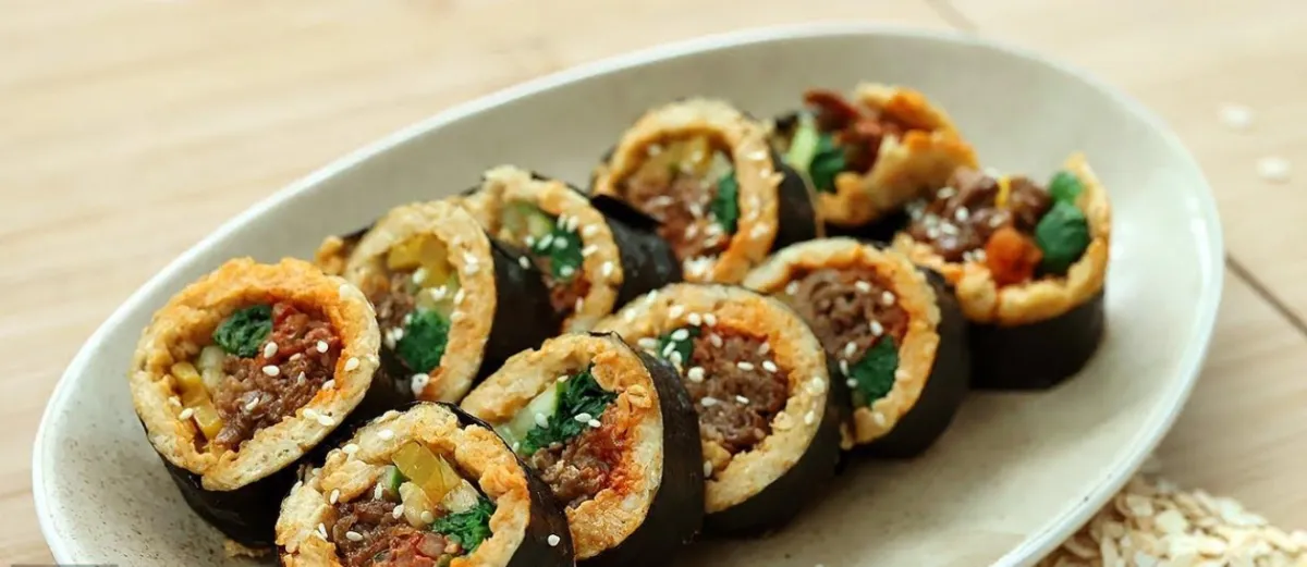 Resep Oat Beef Bulgogi Gimbap: Alternatif Gimbap Tanpa Nasi yang Praktis untuk Menu Harian