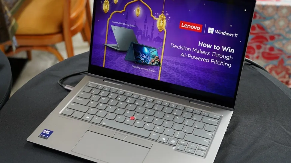 Lenovo Rilis Laptop AI Aura Edition, Andalkan Pemrosesan On-Device dan Fitur Transfer File Instan
