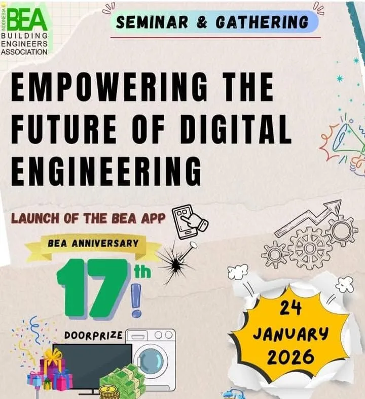 BEA Indonesia Gelar Seminar dan Gathering ke-17 Bertema Digital Engineering pada 24 Januari 2026