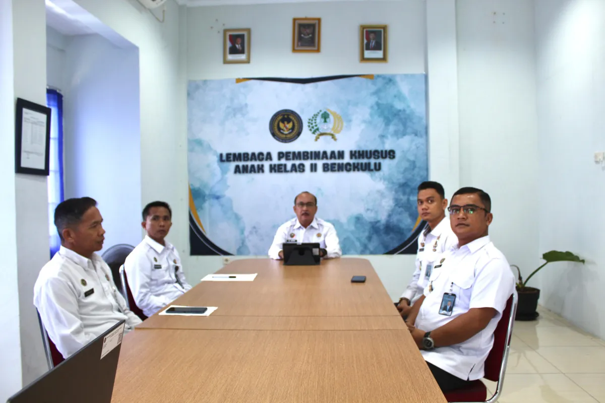 LPKA Kelas II Bengkulu Ikuti Sosialisasi Pelaporan Case Plan dan Pendidikan Kesetaraan secara Daring