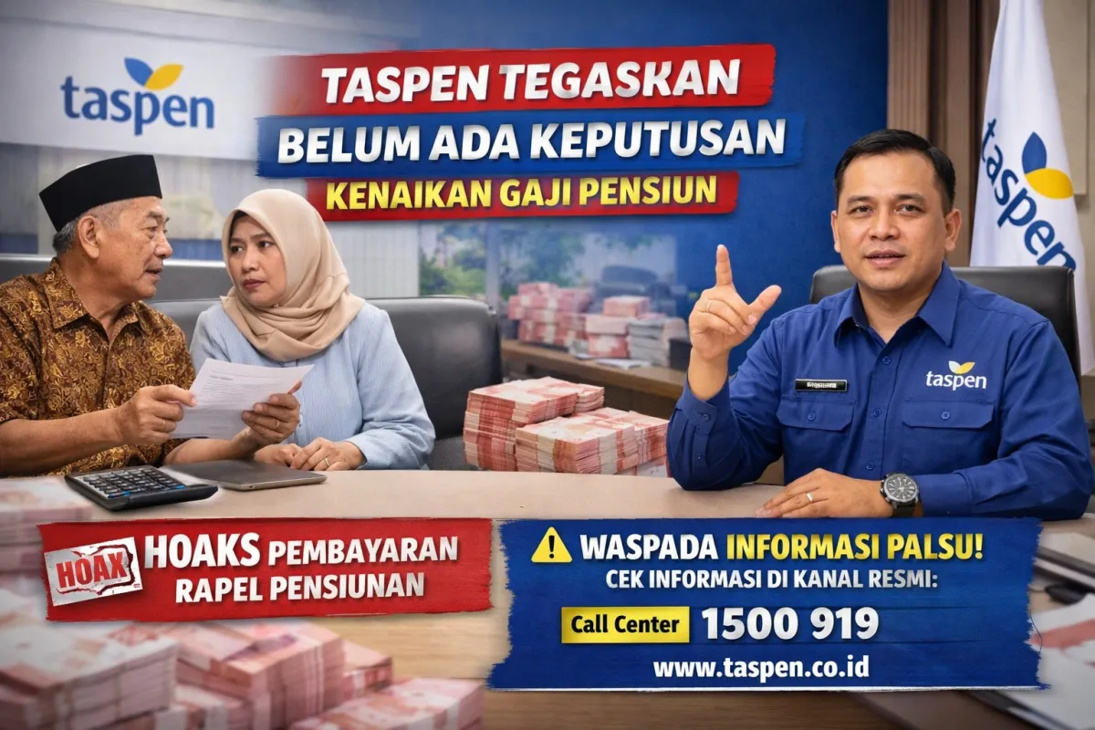 TASPEN Kediri: Belum Ada Keputusan Resmi Kenaikan Gaji Pensiun dan Rapel, Warga Diminta Cek Informasi dari Kanal Resmi