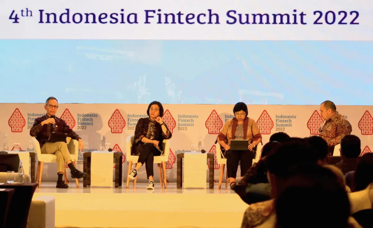 Sri Mulyani Paparkan Tiga Faktor Pendorong Ekonomi Digital dan Fintech di Indonesia pada Indonesia Fintech Summit 2022