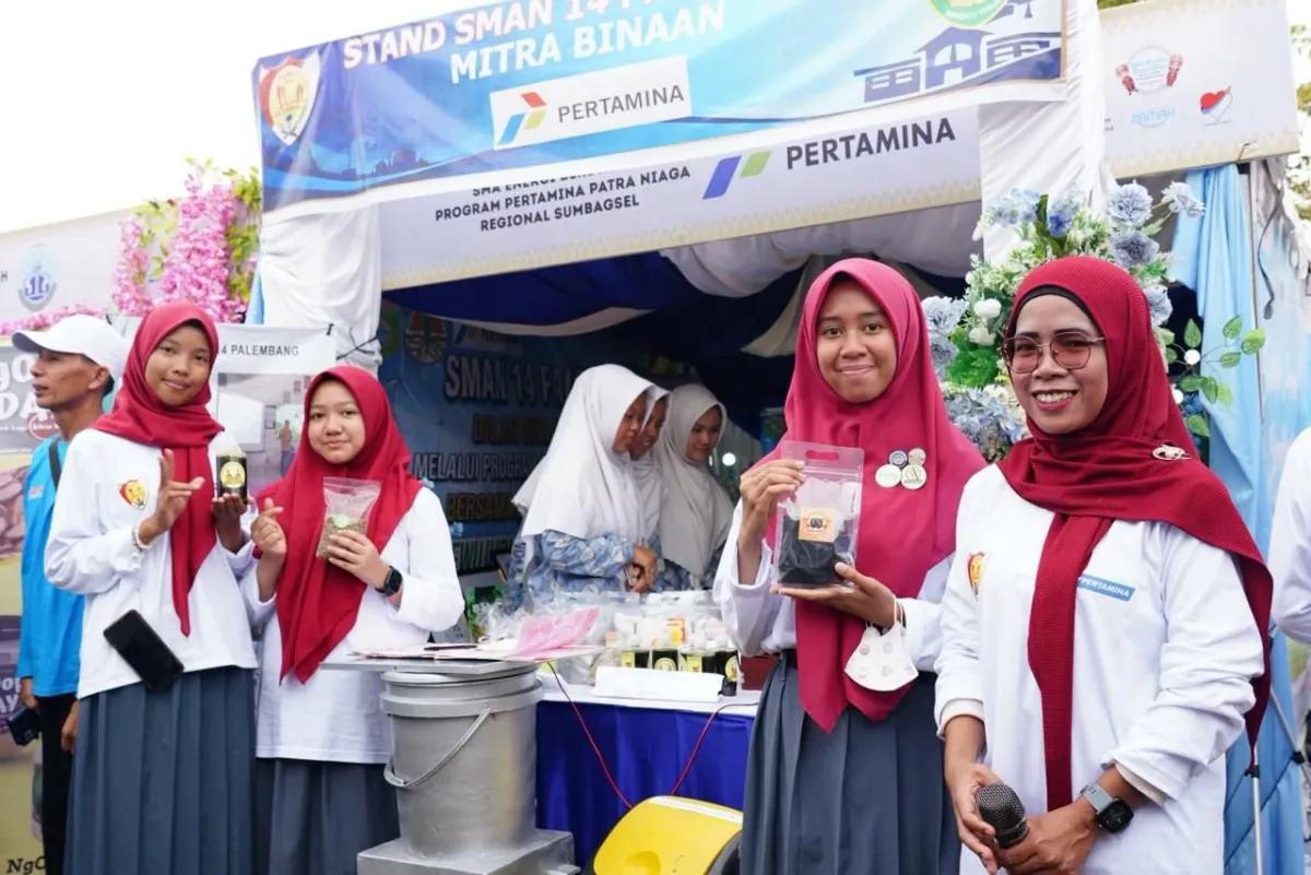 Pertamina Patra Niaga Ikut Festival Pendidikan Sumsel Lewat Program Sekolah Energi Berdikari di SMAN 14 Palembang