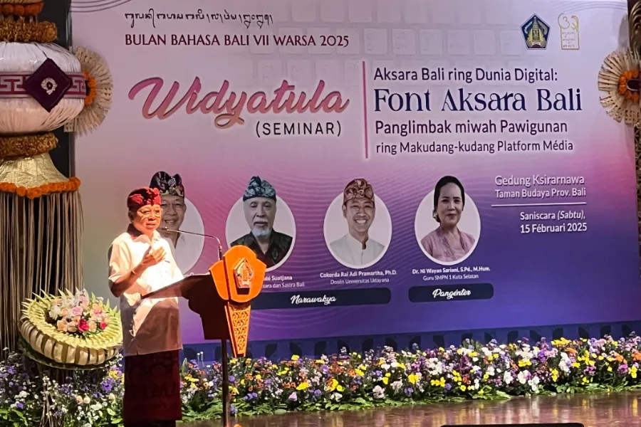Bulan Bahasa Bali VIII Digelar 1–28 Februari 2026, Usung Tema “Atma Kerthi: Udiana Purnaning Jiwa”
