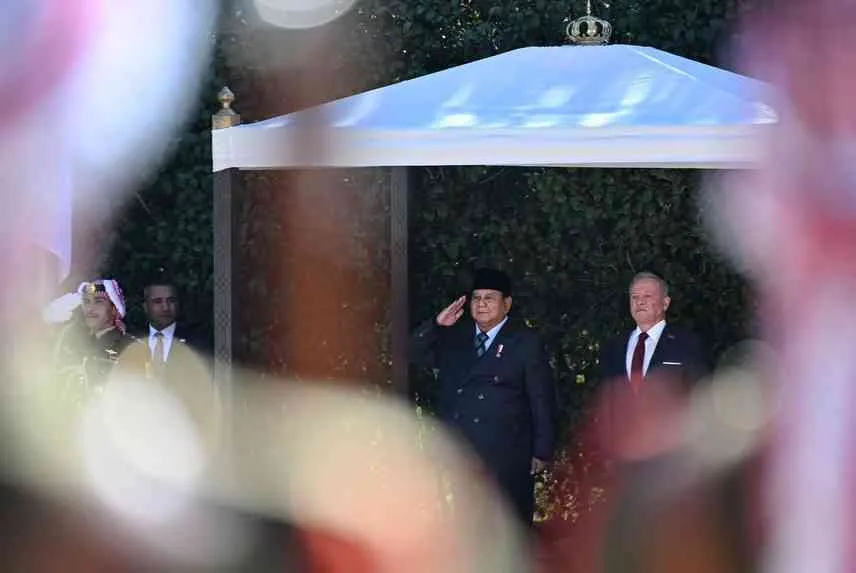 Prabowo Bertemu Raja Abdullah II di Amman, Tegaskan Dukungan Solusi Dua Negara untuk Perdamaian Palestina