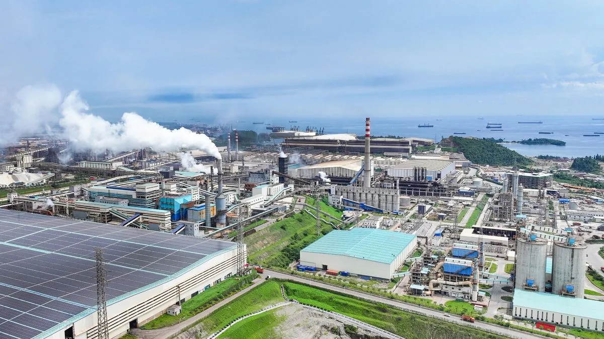 PT Dexin Steel Indonesia Bangun PLTS Atap di Kawasan IMIP Morowali