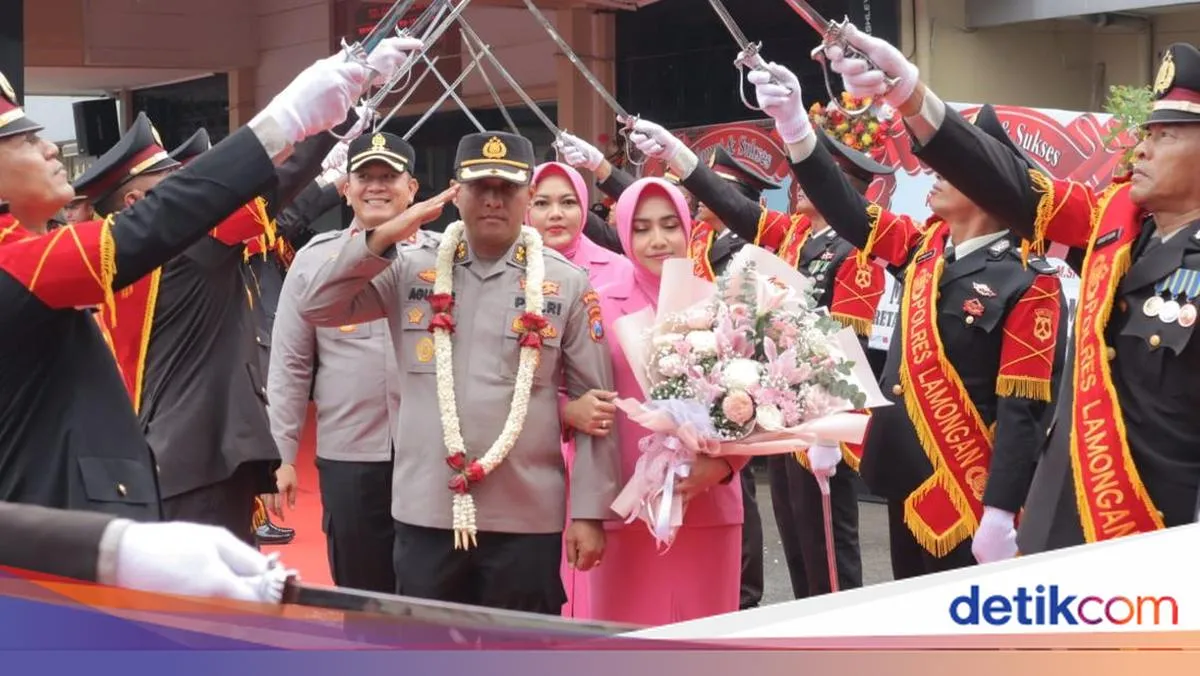 Polres Lamongan Gelar Apel Penyambutan Kapolres Baru AKBP Arif Fazlurrahman