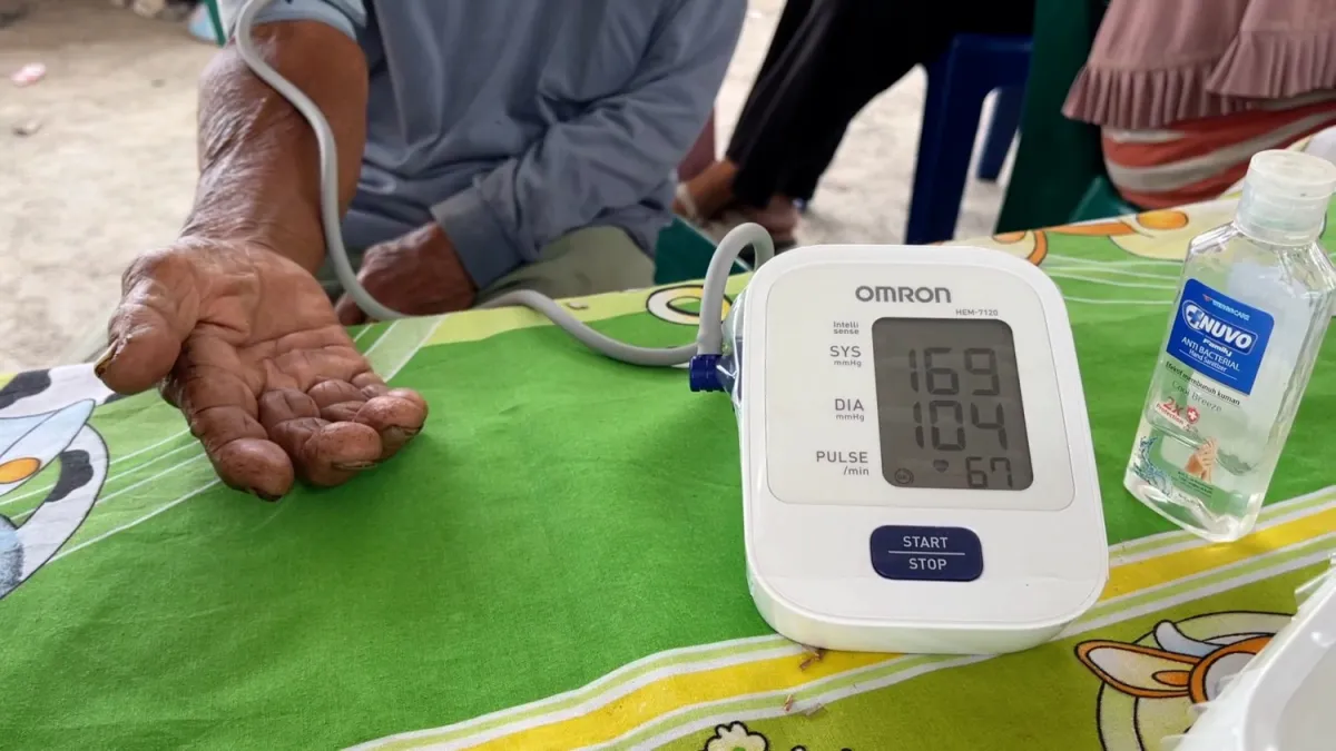 Warga Tanah Datar Antusias Mengikuti Program Cek Kesehatan Gratis