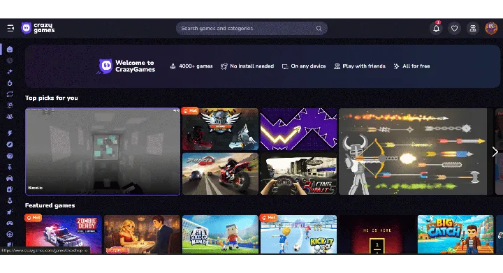 CrazyGames Tawarkan Game 3D dan Mode Multipemain Langsung di Peramban Tanpa Instalasi
