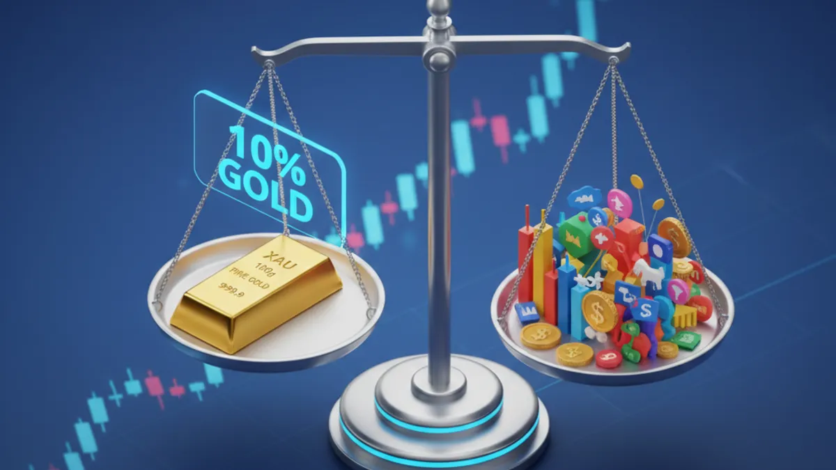 Strategi Rebalancing dengan Porsi Emas 10% untuk Menjaga Portofolio di Tengah Gejolak 2026