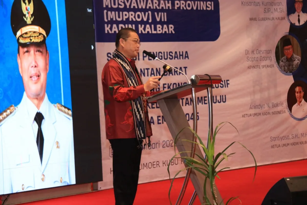 Gubernur Ria Norsan Dorong Kolaborasi Pemda dan Kadin untuk Perkuat Pertumbuhan Ekonomi Kalbar