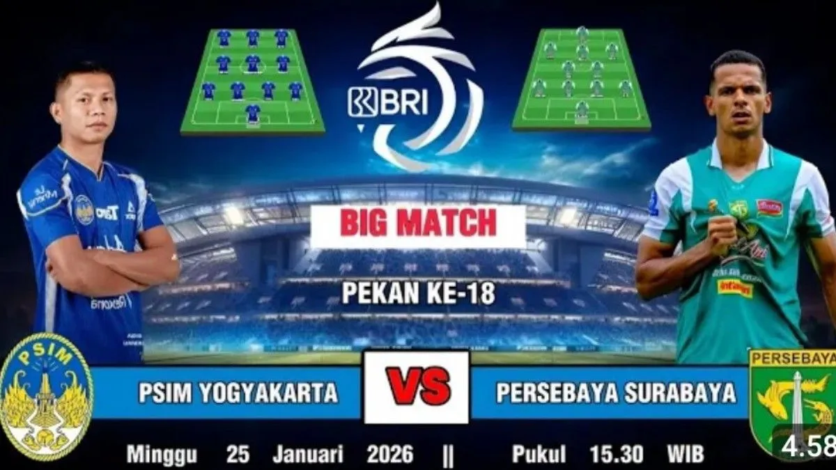 PSIM Yogyakarta vs Persebaya: Duel Taktis Perebutan 5 Besar di Stadion Sultan Agung