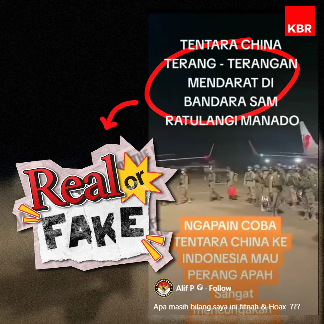 Klaim Video Tentara Cina Mendarat di Bandara Sam Ratulangi Manado Beredar, Ini Konteks Pemeriksaannya