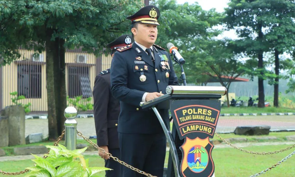 Polres Tulang Bawang Barat Peringati Hari Kesadaran Nasional 2026, Serahkan Tanda Kehormatan dan Penghargaan Personel