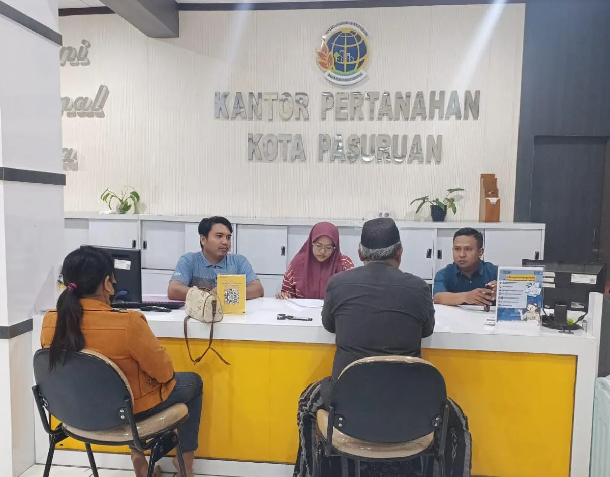 Kantor Pertanahan Kota Pasuruan Optimalkan Aplikasi Sentuh Tanahku untuk Antrean Online dan Pemantauan Layanan