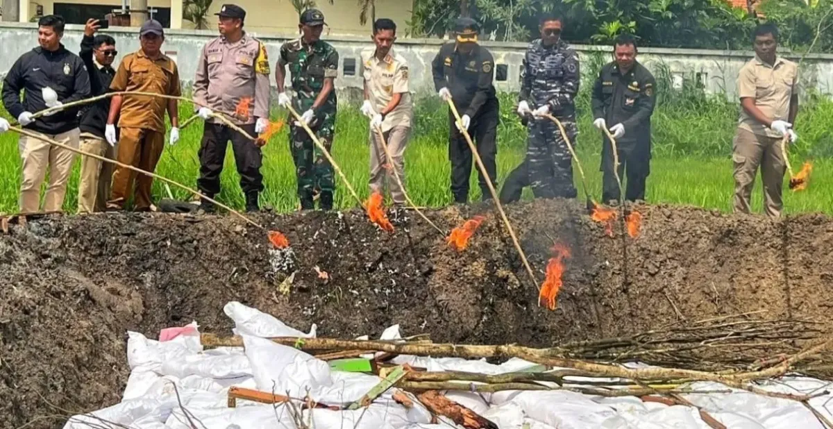 Karantina Jawa Timur Musnahkan Komoditas Pertanian Ilegal Periode Oktober 2025–Januari 2026