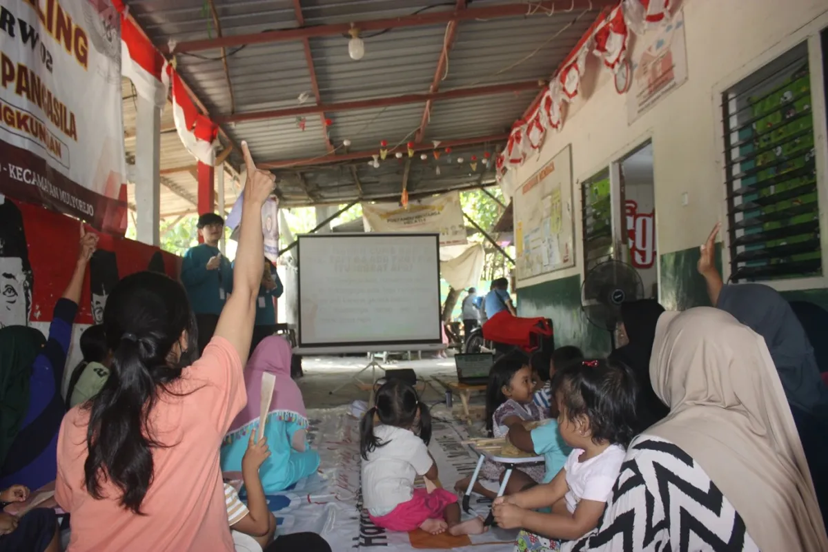 Mahasiswa UNAIR Gelar Program “Gas-Kan Gizi” untuk Edukasi Gizi Seimbang dan Cegah Stunting di Mulyorejo