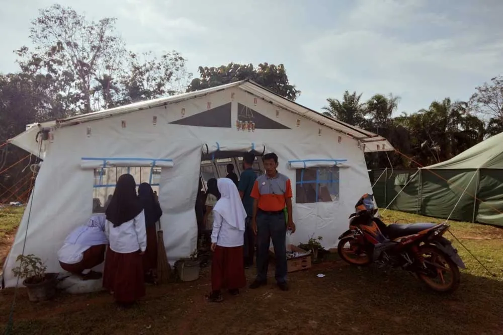 Dua Bulan Pascabanjir, SDN Babo Aceh Tamiang Masih Gelar Belajar Mengajar di Tenda Darurat