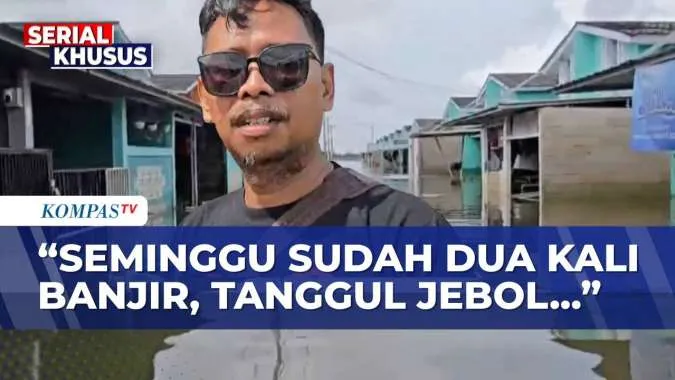Warga Keluhkan Banjir Rendam Permukiman di Desa Sukamekar, Bekasi
