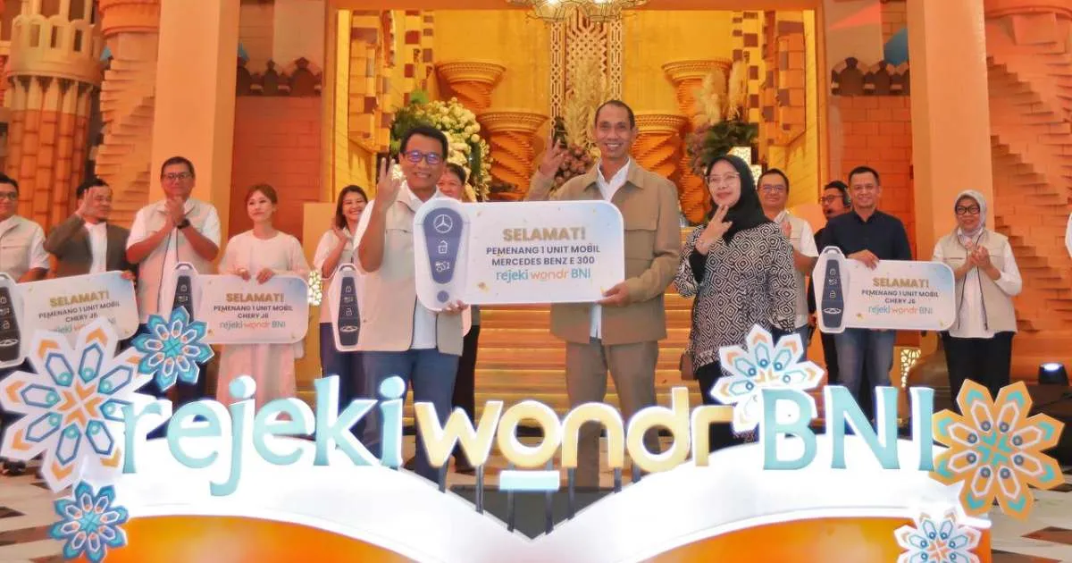BNI Serahkan Hadiah Undian Rejeki wondr Tahap II, Ada Mercedes-Benz hingga Ratusan Gadget