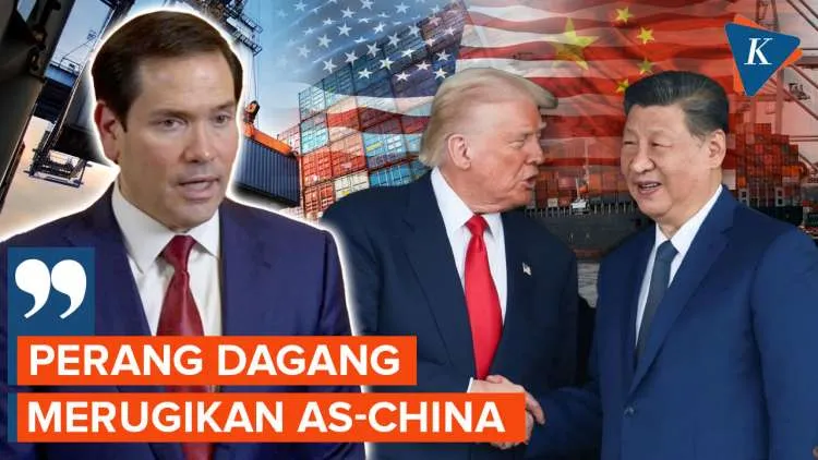 Rubio: Perang Dagang Terbuka AS-China Akan Merugikan Kedua Pihak