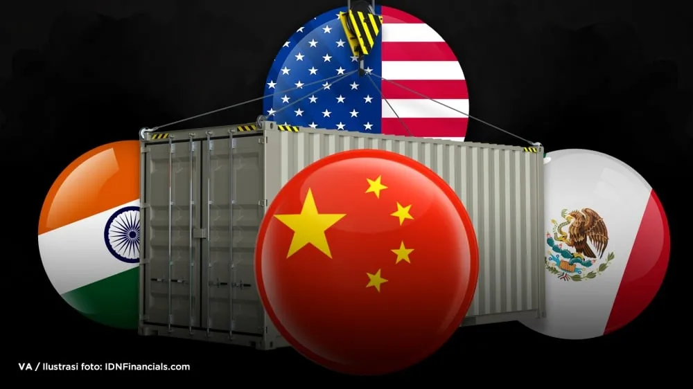 Impor AS dari China Merosot, Vietnam hingga Meksiko Berebut Pangsa Pasar