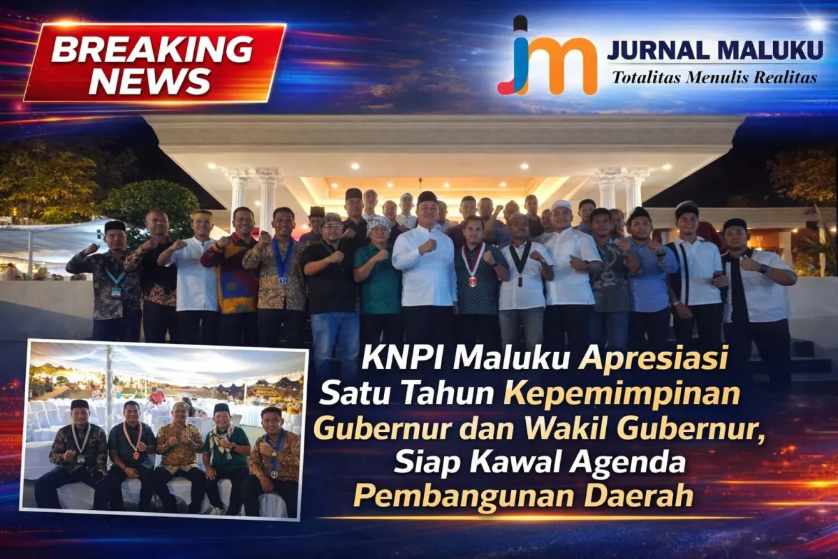 KNPI Maluku Apresiasi Satu Tahun Kepemimpinan Gubernur dan Wagub, Siap Kawal Pembangunan Daerah