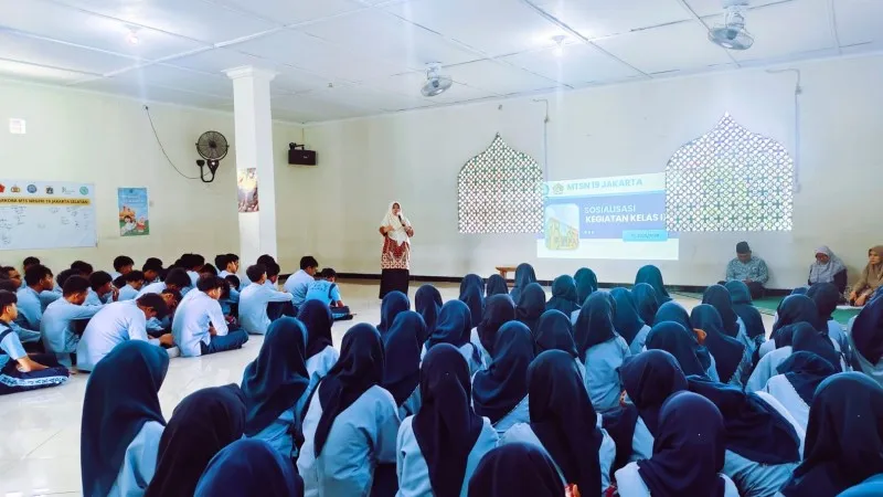 MTsN 19 Jakarta Selatan Sosialisasikan Agenda Kelas IX untuk Persiapan TKA April 2026