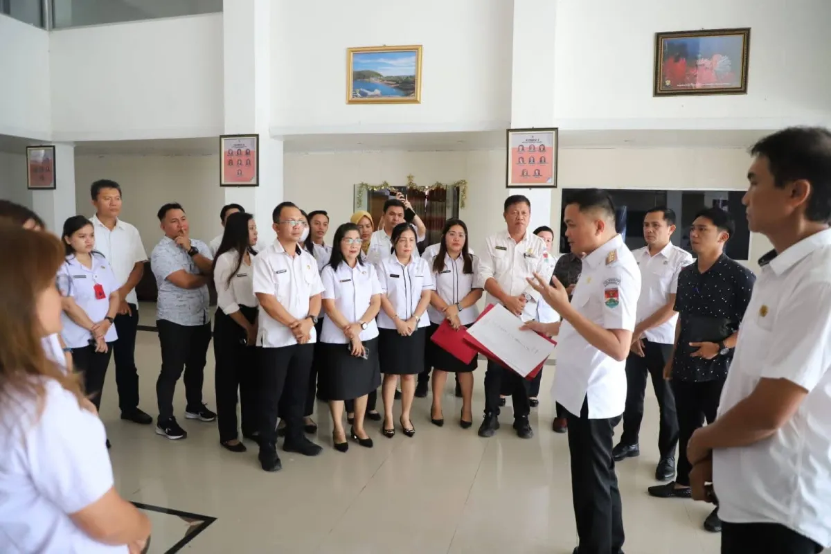 Sidak Sejumlah SKPD, Bupati Minahasa Tenggara Tegaskan Sanksi bagi ASN yang Manipulasi Absensi dengan Fake GPS