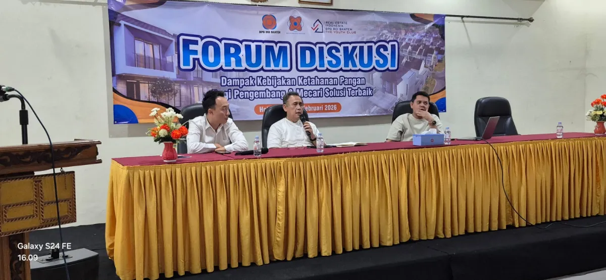 REI Banten Minta Sinergi Pemda dan ATR/BPN untuk Atasi Dampak Penetapan LP2B pada Proyek Properti