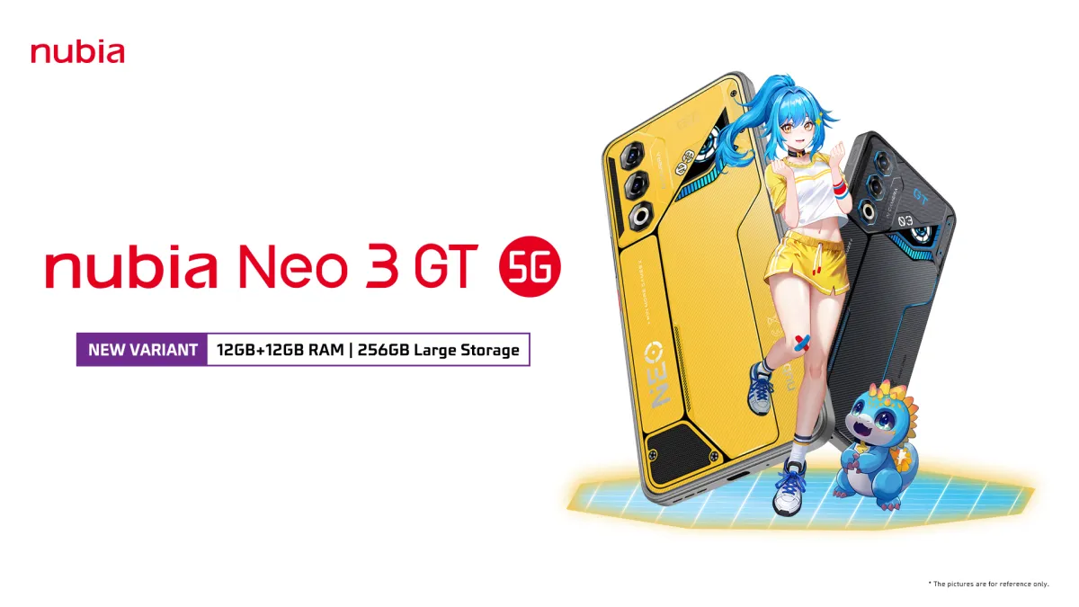 nubia Neo 3 GT 5G Varian 12GB Resmi Dijual Rp4,5 Juta