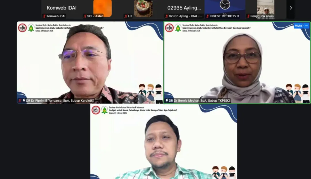 IDAI Ingatkan Risiko Gadget pada Anak: Balita di Bawah 2 Tahun Sebaiknya Tanpa Layar