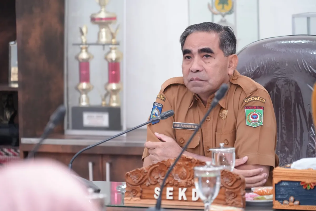 Pemkot Bima Ikuti Vicon Pengendalian Inflasi 2026, Bahas Antisipasi Kenaikan Tiket Pesawat dan Evaluasi Program 3 Juta Rumah