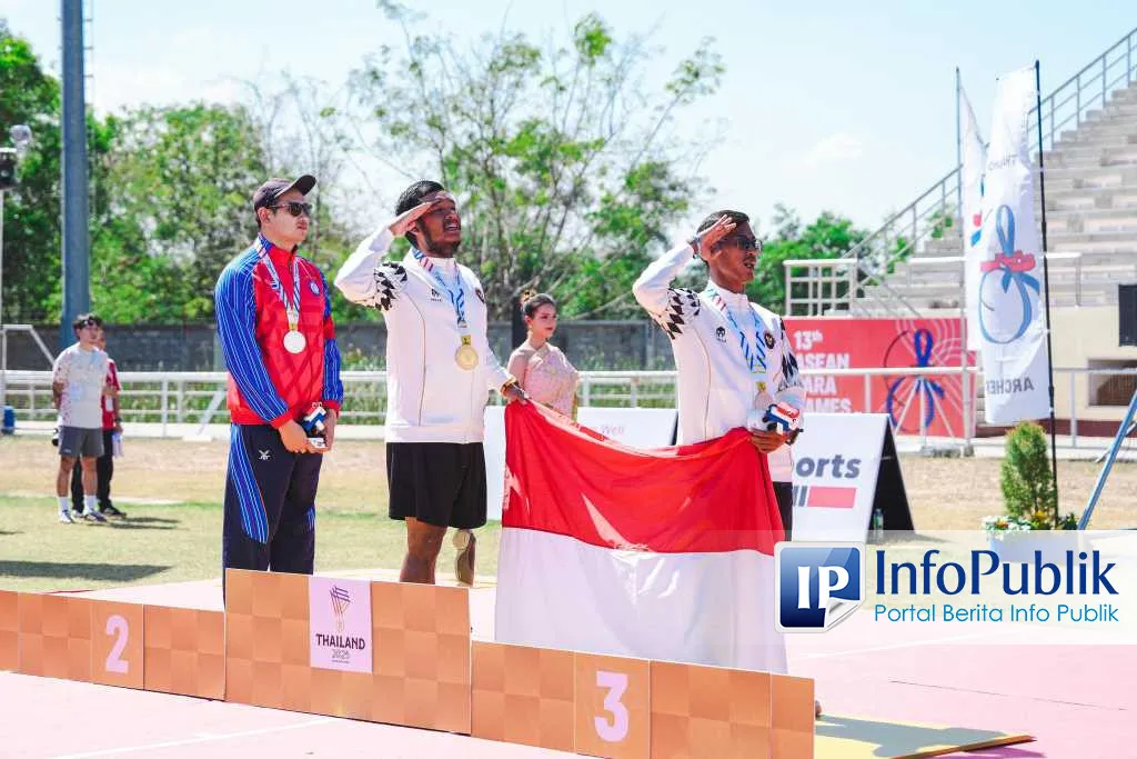 Ken Swagumilang Raih Emas Panahan Compound Individual Putra di ASEAN Para Games 2025 Thailand