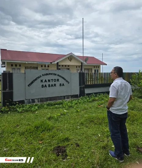 Kominfo Sulbar Tinjau Bantuan Internet Program SULBAR Digital di Desa Sarasa Pasangkayu