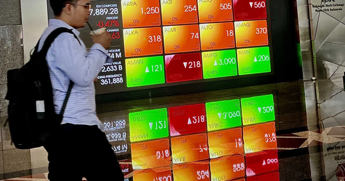 Jelang Penutupan, IHSG Turun Lebih dari 100 Poin Terseret Saham Emiten Prajogo