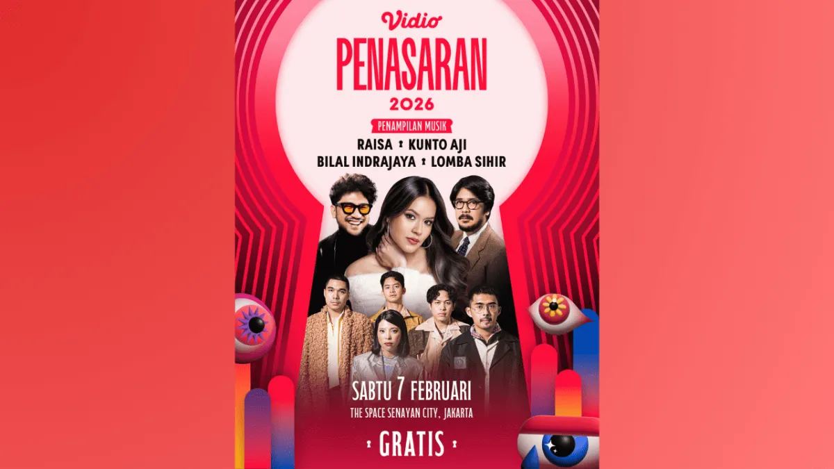 Vidio Penasaran 2026 Dimeriahkan Raisa, Kunto Aji, Bilal Indrajaya, dan Lomba Sihir