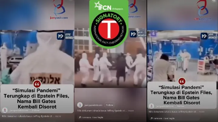 Video Diklaim dari Epstein Files untuk Rencanakan Covid-19, Hasil Verifikasi Menunjukkan Konten Promosi dan Rekaman Pernikahan di Israel